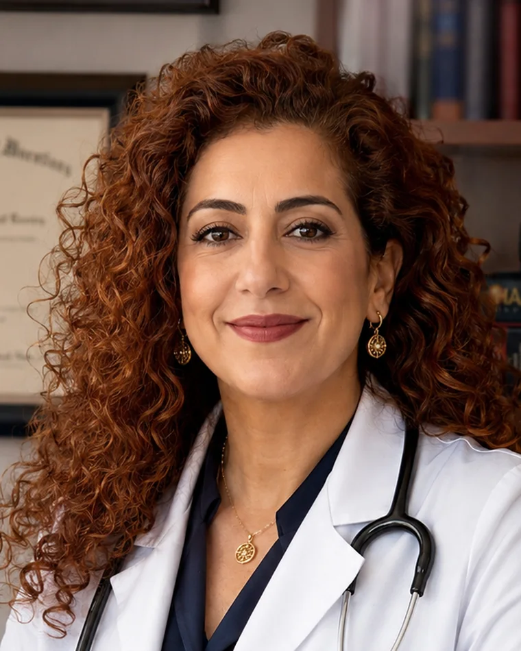 Portrait of the clinic's family physician